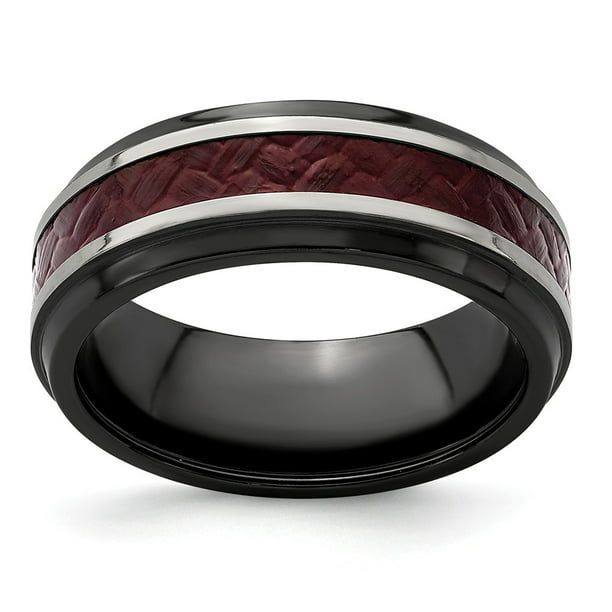 NEW Plain Highly Polished Men's Titanium Ring size 11 Gift Box Wedding Band 
